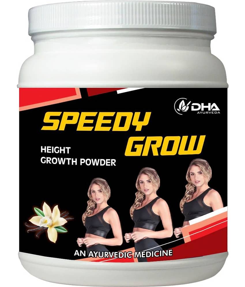 DHA Ayurveda Speedy Grow Herbal Height Growth Vanilla Powder 100 gm Pack Of 1