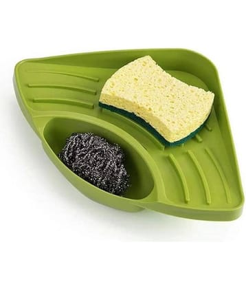 GEEO- Multipurpose Kitchen Sink Corner Tray ,Organizer Tool for Dish Wash (Pack of 1)