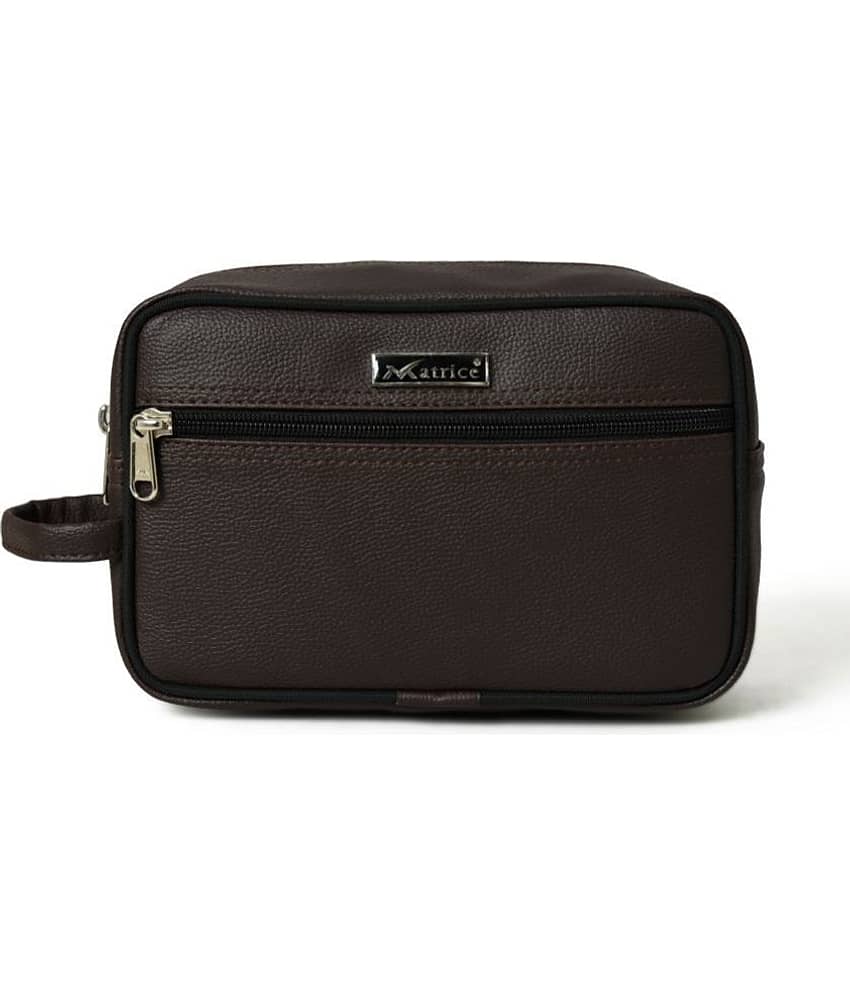 MATRICE Brown Hand Pouch