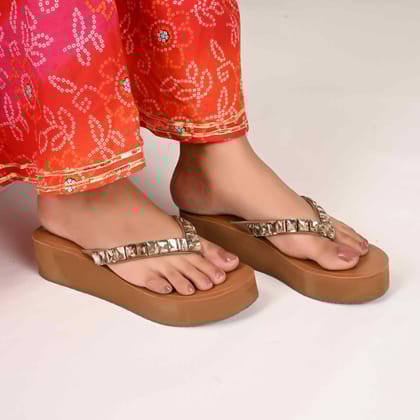 Glitz Wedges-Gold / 36