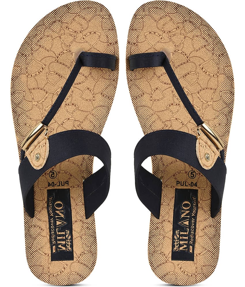 Action Navy Blue Women's Slipper