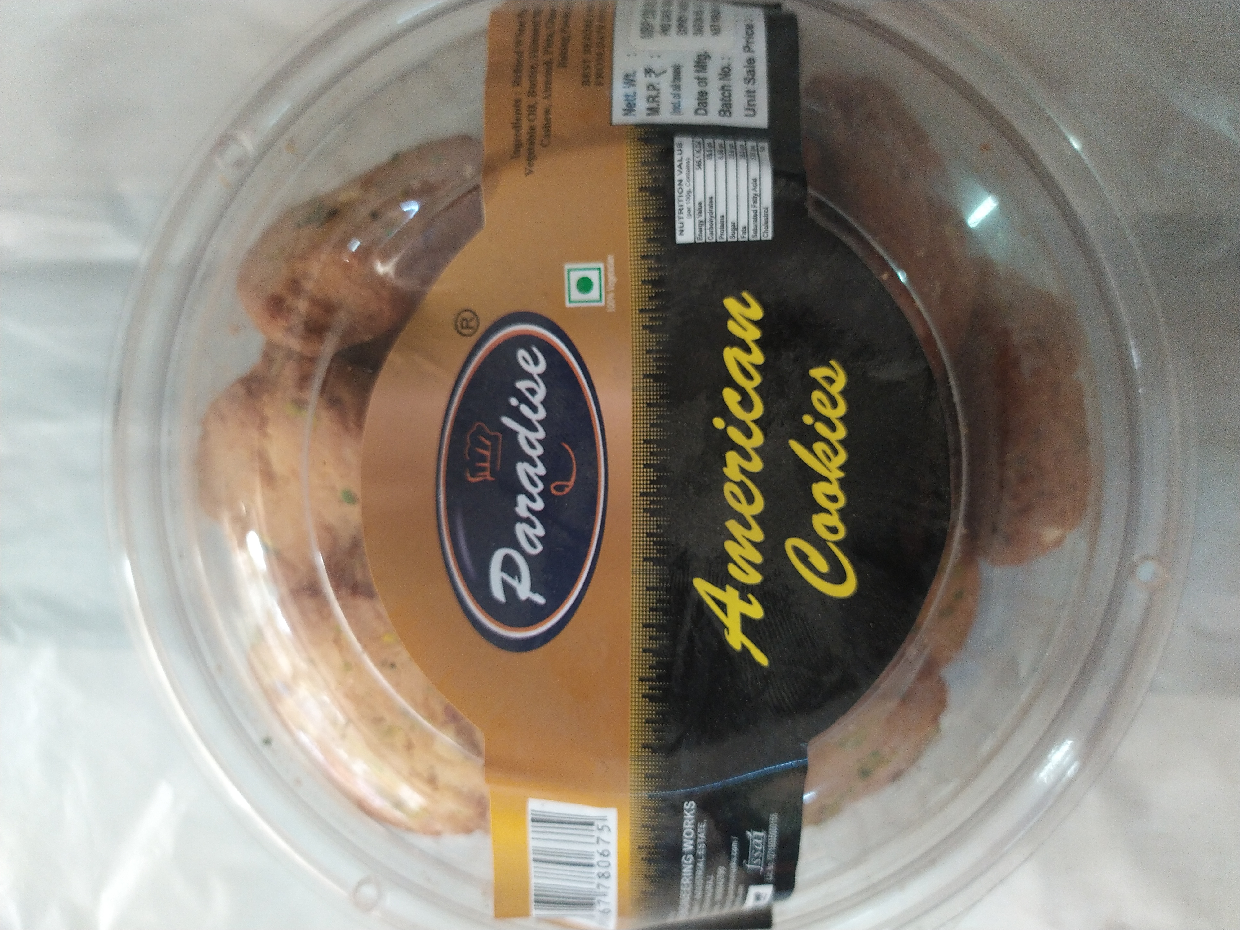 Paradise American Cookies 