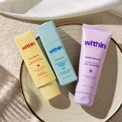 AM Routine for Sensitive Skin-100ml + 30ml + 50ml