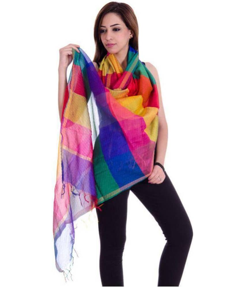 Apratim Multicoloured Tissue Dupatta