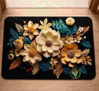 High Quality Designer Doormat | Waterproof Anti-Skid Floor Mat for Main Door.