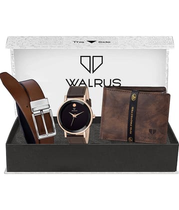 Walrus WWWBC-COMBO9 Leather Analog Men's Watch