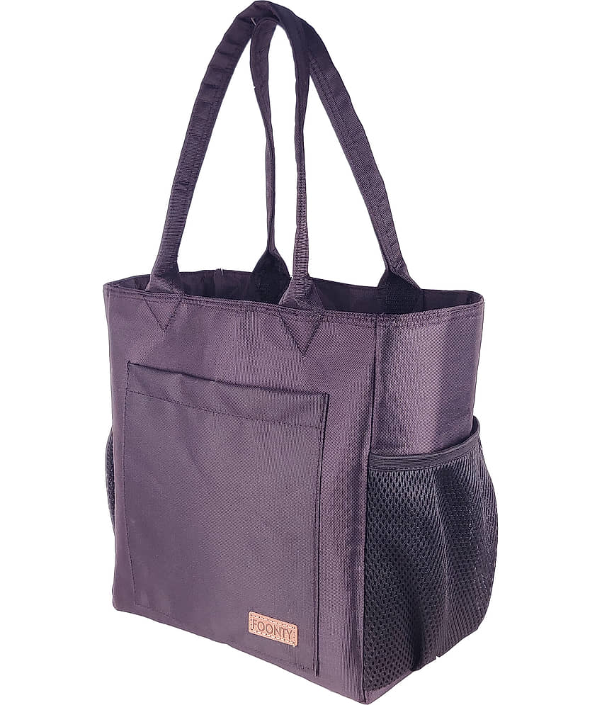 Foonty Black Lunch Bags - 1 Pc