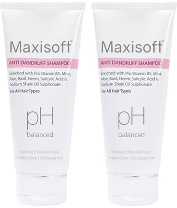 MAXISOFT - Anti Dandruff Shampoo 200 mL ( Pack of 2 )