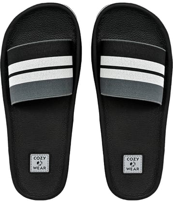 Cozy Wear Black Men's Slide Flip Flop