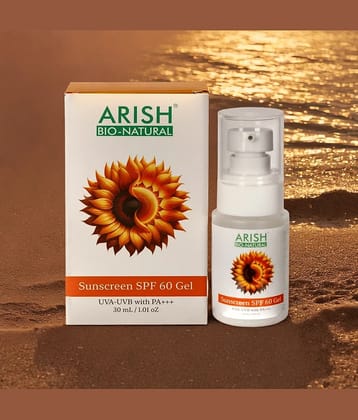 ARISH BIO-NATURAL SPF 60 Sunscreen Gel For All Skin Type ( Pack of 1 )