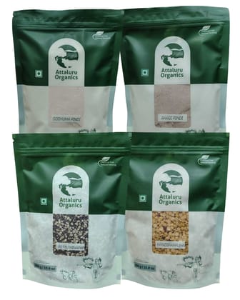 Attaluru Organics High Protein Dal & Flour Pack
