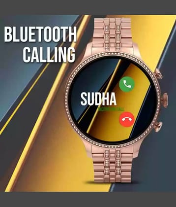 VENKAT ZONE AMOLED BT Calling Upto 1-2 days Smart Watch Gold