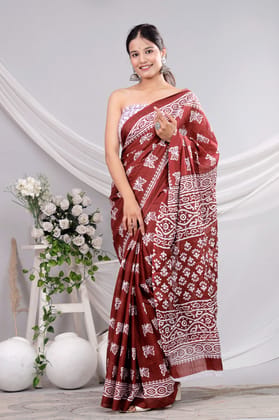 Cotton 92*80 Mulmul Saree