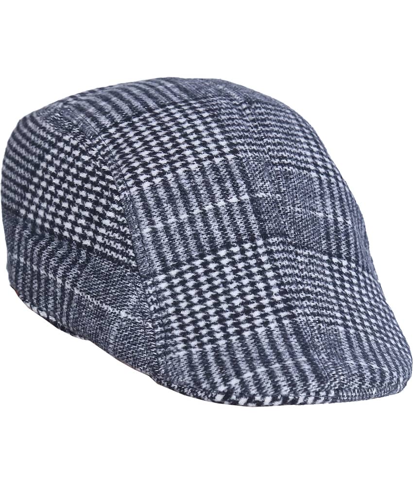 Zacharias Grey Woollen Men's Cap ( Pack of 1 )