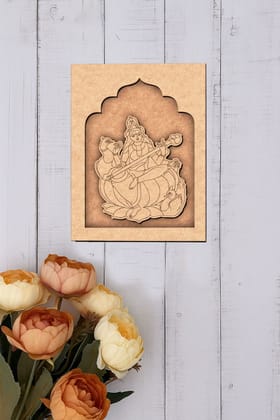 Dbeautify's MDF Wall Hanging – Goddess Saraswati