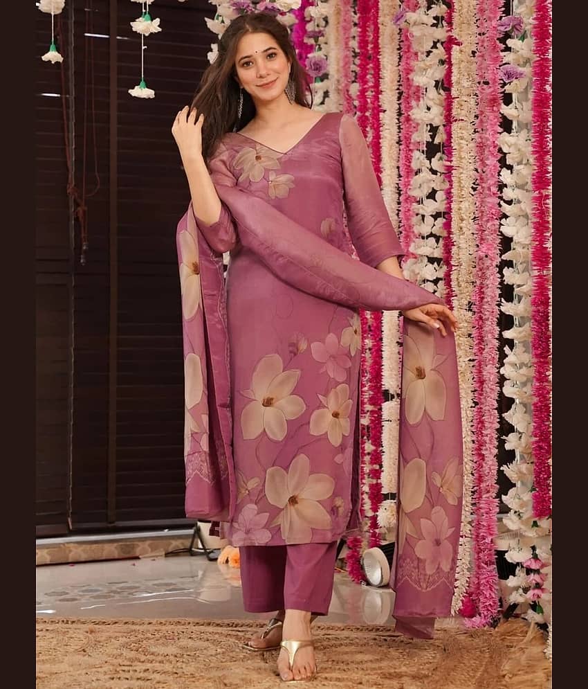 Niza Fashion Women Silk Embroidered Straight Kurti With Pants ( Multicoloured )
