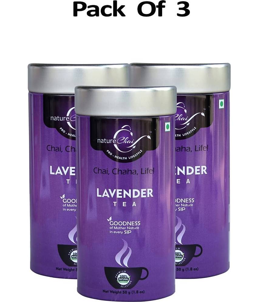 nature Chai Lavender Tea Loose Leaf 50 gm Pack of 3