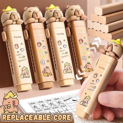 Bear Sliding Eraser | Cute Sliding eraser with refill