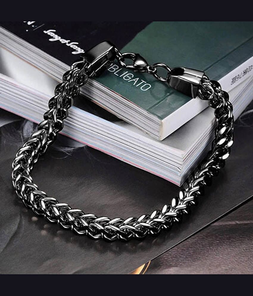 Thrillz Black Bracelet ( Pack of 1 )