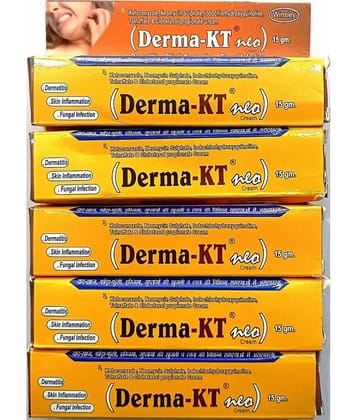 DERMA KT 15 GM CREAM ( PACK OF 5) Day Cream 75 gm Pack of 5