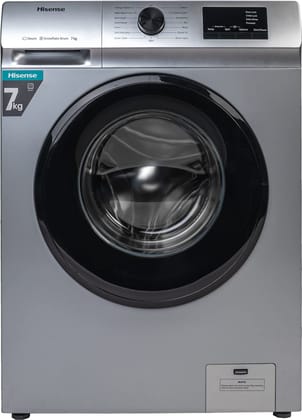 Hisense 7.0 Kg Fully-Automatic Front Loading Washing Machine (WFVB7012MS, Silver, Steam Wash, Built in Heater ), Silver Hisense 7.0 Kg Fully-Automatic Front Loading Washing Machine (WFVB7012MS, Silver, Steam Wash, Built in Heater ), Silver - silver / 7kg Hisense 7.0 Kg Fully-Automatic Front Loading Washing Machine (WFVB7012MS, Silver, Steam Wash, Built in Heater ), Silver Hisense 7.0 Kg Fully-Automatic Front Loading Washing Machine (WFVB7012MS, Silver, Steam Wash, Built in Heater ), Silver - silver / 7kg