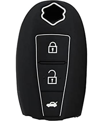 Valdez Silicon Car Key Cover for Maruti Suzuki Baleno, Ciaz, Vitara, S Cross, Swift, Breeza, Ignis and Toyota Urban Cruiser push button start car key only.