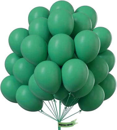 Bean Green Color Balloons 10" - 50 PC
