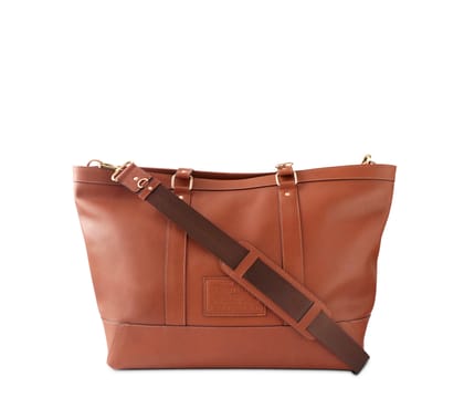CASSIDY TOTE-TAN LEATHER