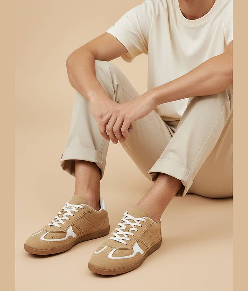 Fashion Victim Beige Men's Sneakers