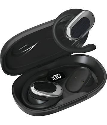 COREGENIX S300 OWS Open Ear TWS Earbuds | 60 Hrs of Playtime | Bluetooth v5.4 with AI-ENC | Skin Friendly Ear Hook | Environmental Awareness | 45ms Low Latency Gaming | IPX5 Water & Sweat Resistant