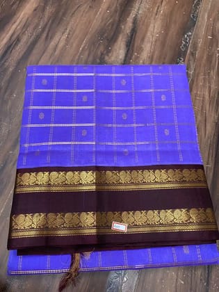 Exquisite Kanchi Kuppadam Pattu Saree Traditional Indian Silk