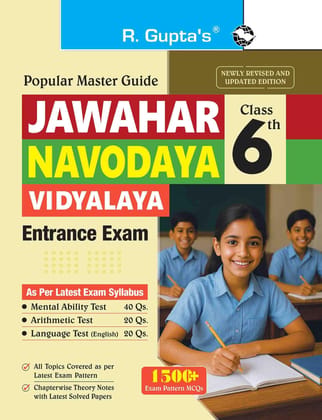 Jawahar Navodaya Vidyalaya (Class 6th) Entrance Exam Guide [Paperback] [Oct 17, 2025] RPH Editorial Board