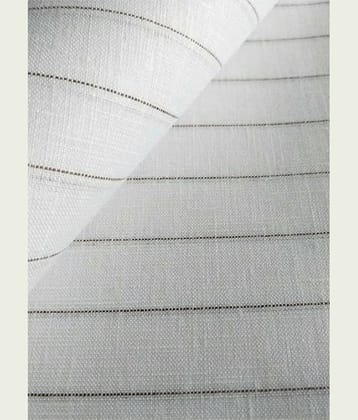 Makhanchor White Linen Men's Unstitched Shirt Piece ( Pack of 1 )