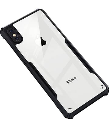 VAKIBO Plain Cases Compatible For Rubber Apple iPhone X ( Pack of 1 )