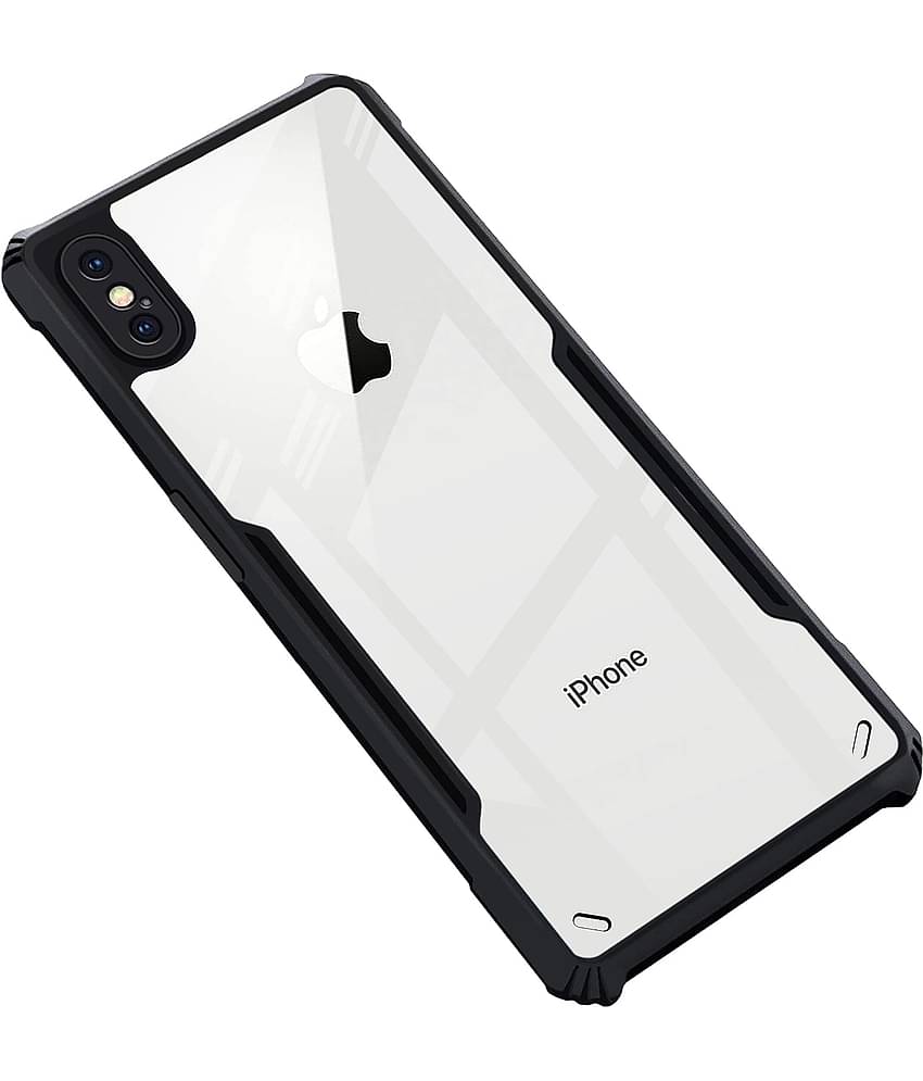 VAKIBO Plain Cases Compatible For Rubber Apple iPhone X ( Pack of 1 )