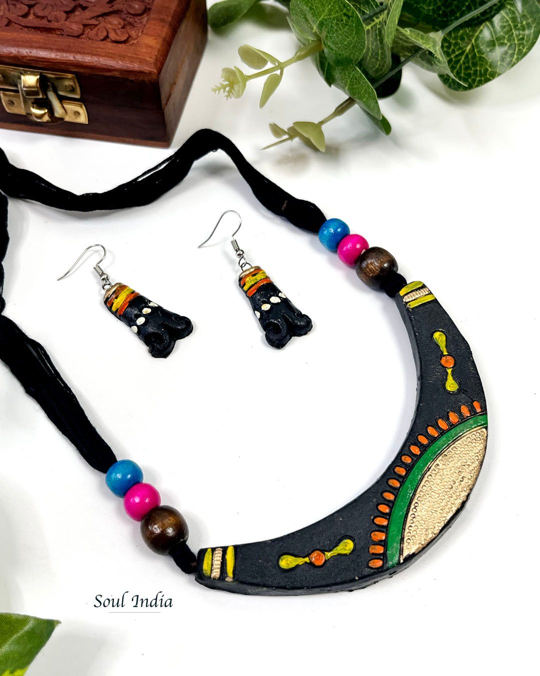 Handmade Terracotta Jewellery Set
