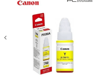 Canon PIXMA GI790 Yellow Ink Bottle for G1010, G2000, G2012, G3000, G3010, G3012 Canon PIXMA GI790 Yellow Ink Bottle for G1010, G2000, G2012, G3000, G3010, G3012