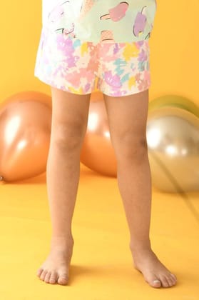 TIE DYE FUN SHORTS - MULTICOLOR-0-6 MONTHS / 1N / Multi