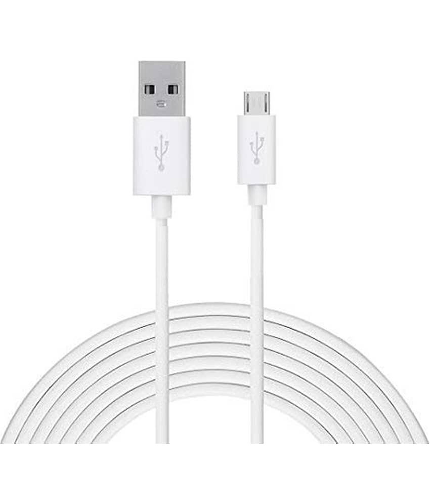 THRIFTKART - 12OW 3A -V8 -Fast Charging & Data Sync Cable For ALL Smartphones USB Cable | Micro USB Data Cable | Sync Quick 120w Fast Charging Cable | Charger Cable | Android V8 Cable - White