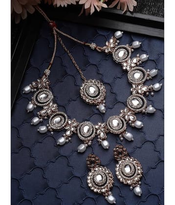 Sukkhi Gold Alloy Necklace Set ( Pack of 1 )