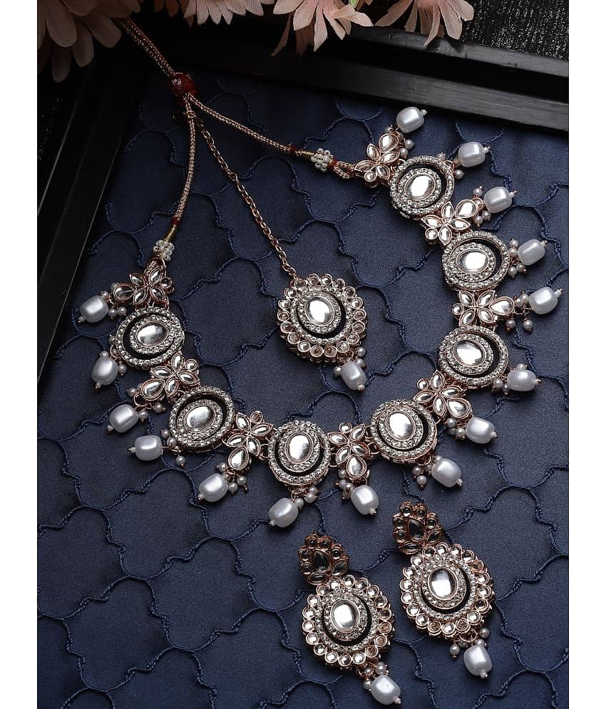 Sukkhi Gold Alloy Necklace Set ( Pack of 1 )
