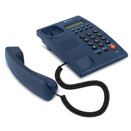 Beetel Newly Launched G30 Corded Landline Phone,TEC Certified,Caller ID LCD Display,Ringer LED,DTMF/FSK Compatible,2-Way Adjustable Speaker Phone,Desk/Wall Mountable,3 Level LCD Contrast(G30-Blue) Beetel Newly Launched G30 Corded Landline Phone,TEC Certified,Caller ID LCD Display,Ringer LED,DTMF/FSK Compatible,2-Way Adjustable Speaker Phone,Desk/Wall Mountable,3 Level LCD Contrast(G30-Blue)
