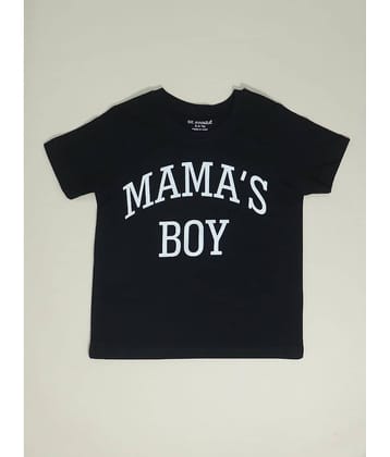 Be Awara Pack of 1 Boys Cotton T-Shirt ( Black )