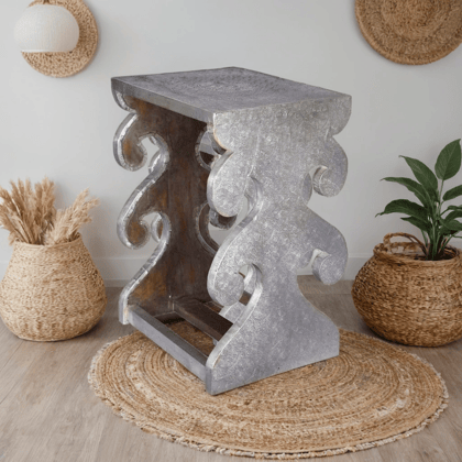 Wooden Coffee Table Storage Stand-Side Table