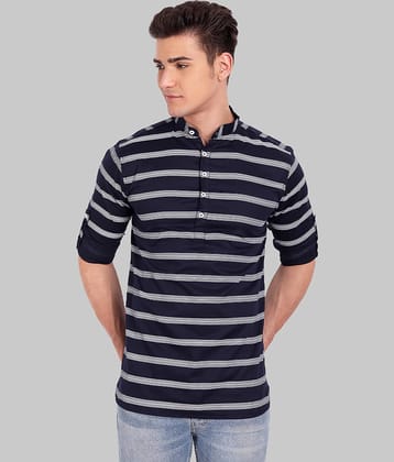 Vida Loca - Navy 100% Cotton Slim Fit Men's Casual Shirt ( Pack of 1 )