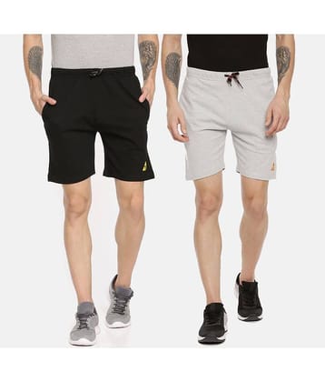 Ardeur - Cotton Blend Multi Men's Shorts ( Pack of 2 )