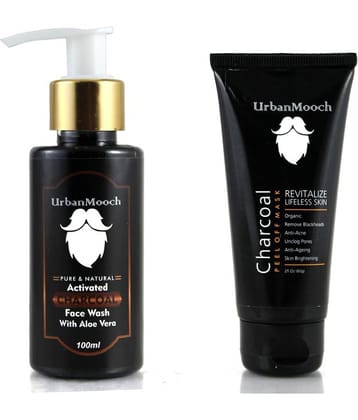 UrbanMooch Charcoal Face Wash Face Mask Masks 160 gm Pack of 2