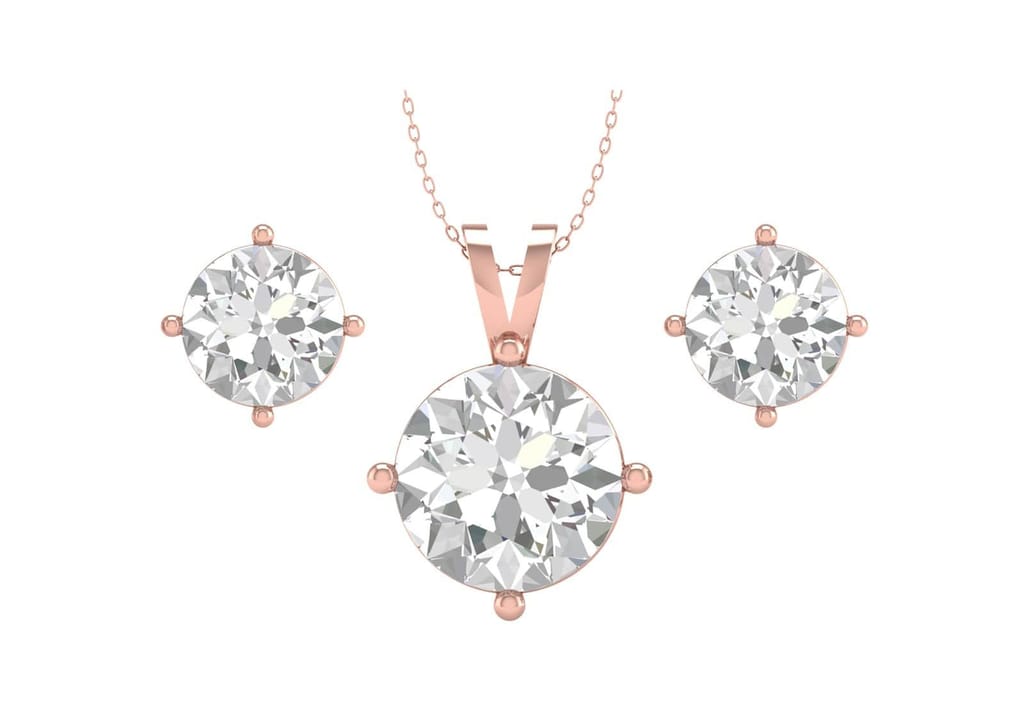 Timeless Round Solitaire Set