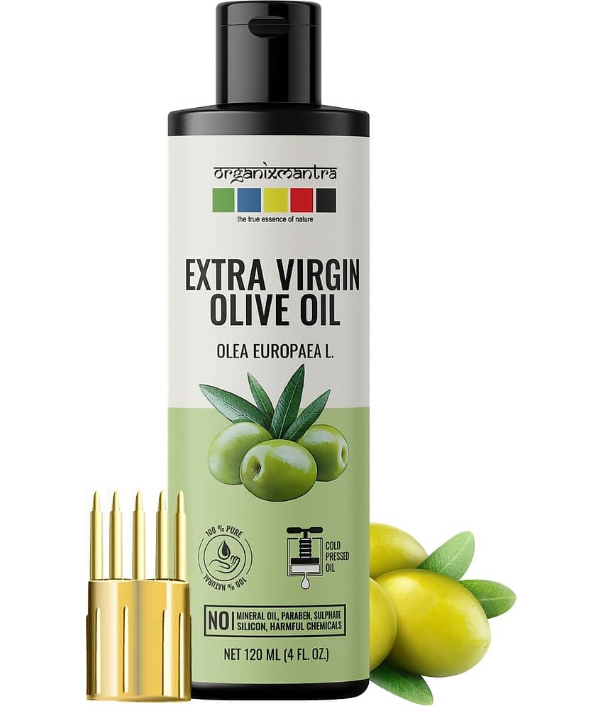 Organix Mantra Extra Virgin Olive Oil, 100% Pure & Cold Pressed Organic Oil, 120ML