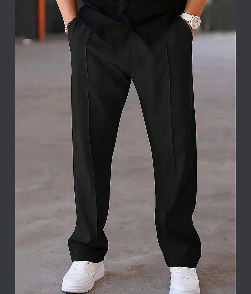 SAKHWALA Black Polyester Men's Trackpants ( Pack of 1 )